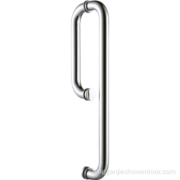 L-shape shower door handle